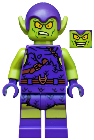 Минифигурка Lego Super Heroes Green Goblin - Lime Skin, Dark Purple Outfit sh545